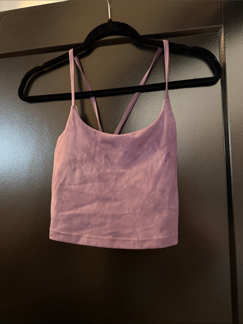Born Primitive Lilac Cropped Spaghetti-Strap Tank